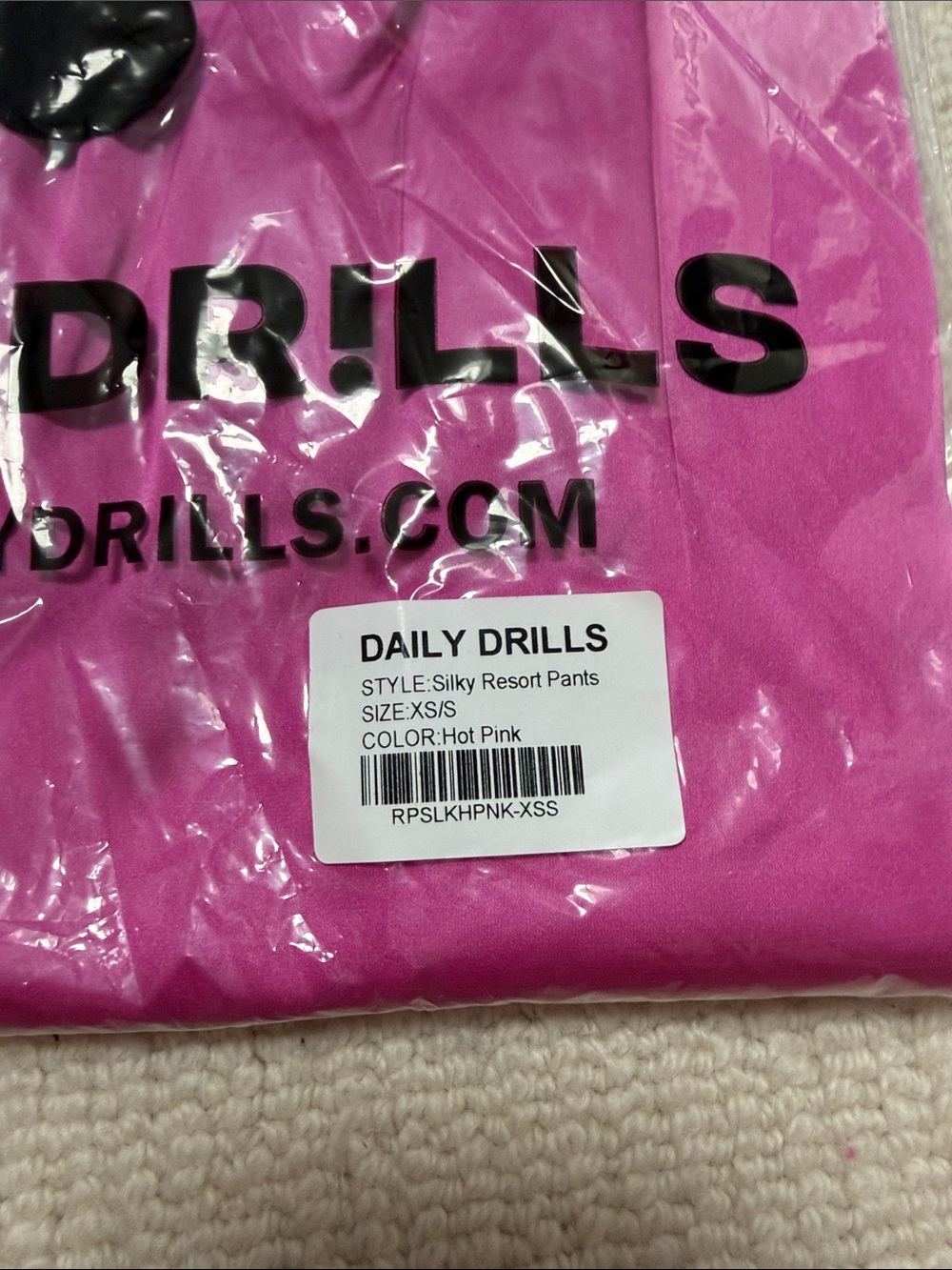 Daily Drills Men’s Relaxed Chinos - Fuchsia - Picture 2 of 6